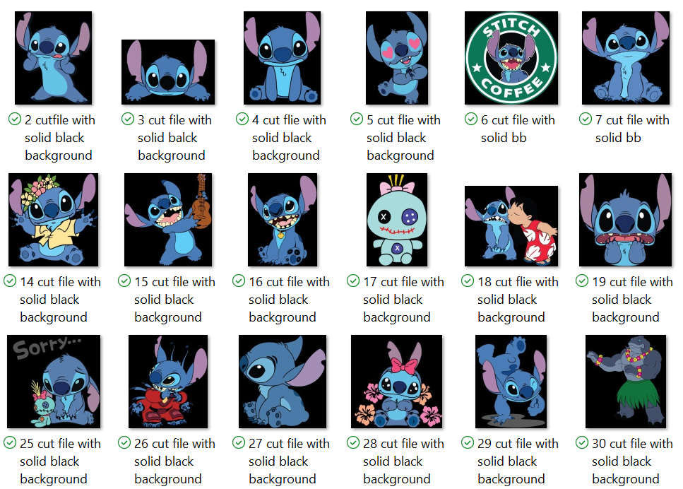 Other Art Supplies LILO AND STITCH SVG FILES FOR CRICUT for sale in